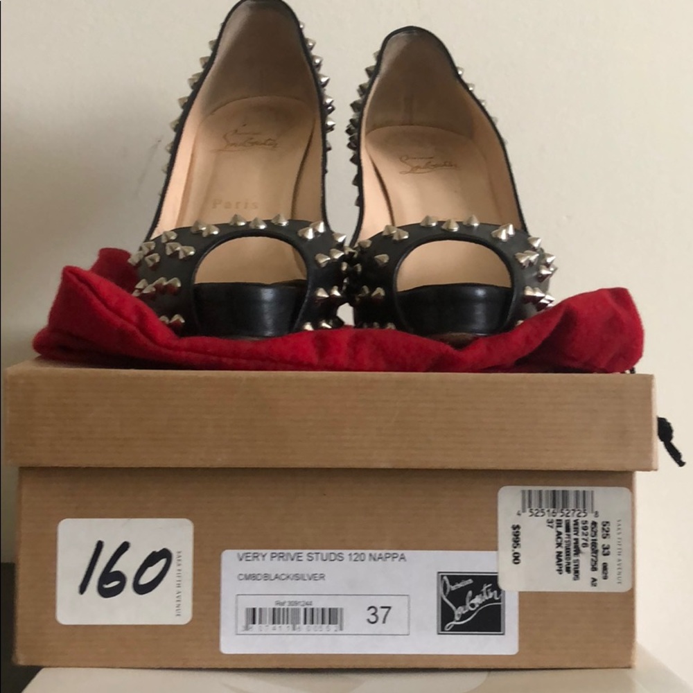Christian Louboutin Very Prive Studded Pump Black